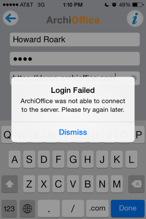 Login Failed Error Enabling ArchiOffice Mobile Apps To Work With SSL 
